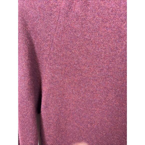 L L Bean Lambswool Cardigan XL Burgundy Heritage Grandpa Academia Pockets - Picture 3 of 14